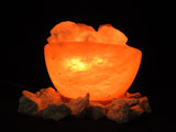 Pink Himalayan Salt Lamp (6" or 7" Fire Bowl -Shaped)