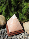 Pink Himalayan Salt Lamp (Pyramid-Shaped)