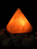 Pink Himalayan Salt Lamp (Pyramid-Shaped)