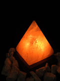 Pink Himalayan Salt Lamp (Pyramid-Shaped)