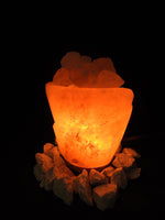 Pink Himalayan Salt Lamp (Rumal Bowl)