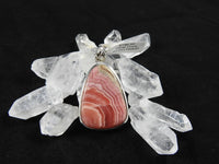 Rhodocrosite pendant sterling silver