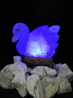 Swan Himalayan Salt Lamp (Color Changing USB)