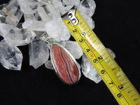 Rhodocrosite in Sterling Silver Pendant