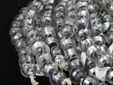 Clear and Silver Glass beads