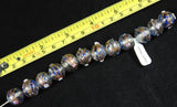Bronze and Blue Glass Bead Strand CLOSEOUT