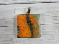 Bumblebee Jasper Sterling Silver Pendant