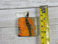 Bumblebee Jasper Sterling Silver Pendant