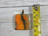Bumblebee Jasper Sterling Silver Pendant