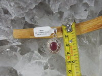 Ruby Pendant in Sterling Silver
