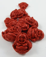 Imitation Cinnabar focal bead