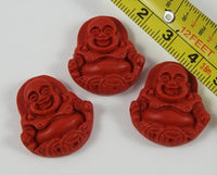 Imitation Cinnabar focal bead