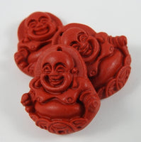 Imitation Cinnabar focal bead