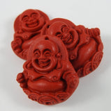 Imitation Cinnabar focal bead