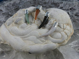 Fancy Jasper Tooth Pendants