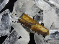 Back view of Tigers Eye Chakra pendant