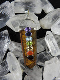 Front view of Tigers Eye pendant