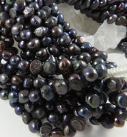 Indigo Freshwater Pearl Bead Strand