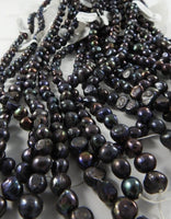 Indigo Freshwater Pearl Bead Strand