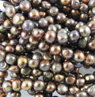 Bronze Freshwater Pearl Bead Strand