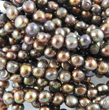 Bronze Freshwater Pearl Bead Strand