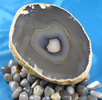 Natural Blue Agate Specimen