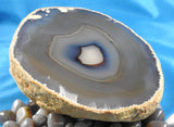 Natural Blue Agate Specimen