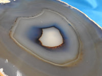 Natural Blue Agate Specimen