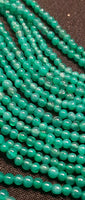 Green Onyx Round Bead Strand