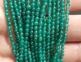 Green Onyx Round Bead Strand