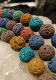 Lava (Multicolored) Round Bead Strand