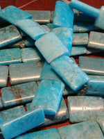 Dyed Blue Marble Beads (2070)