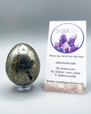 Pyrite Egg Carving