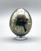 Pyrite Egg Carving