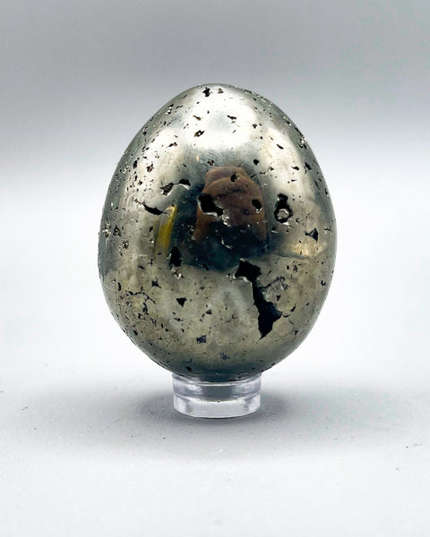 Pyrite Egg Carving