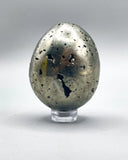 Pyrite Egg Carving