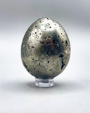 Pyrite Egg Carving