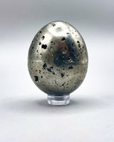 Pyrite Egg Carving