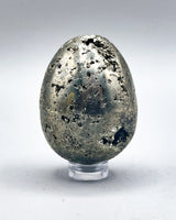 Pyrite Egg Carving