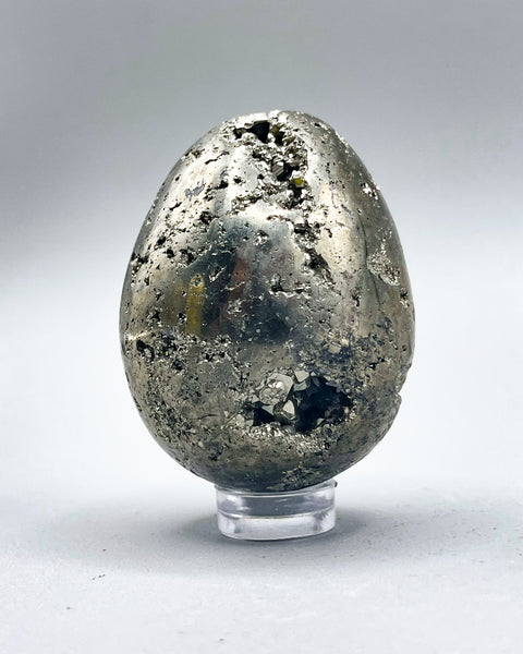 Pyrite Egg Carving