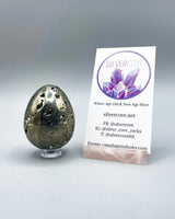 Pyrite Egg Carving