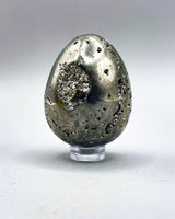 Pyrite Egg Carving