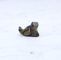 Dragon's Blood Jasper Seal Carving