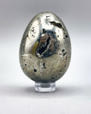 Pyrite Egg Carving