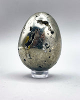 Pyrite Egg Carving