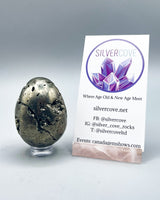 Pyrite Egg Carving