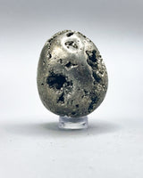 Pyrite Egg Carving
