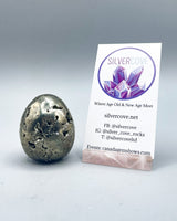 Pyrite Egg Carving