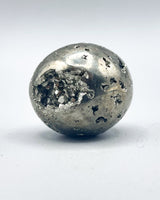 Pyrite Egg Carving