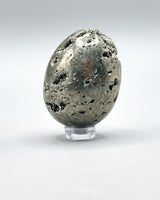 Pyrite Egg Carving